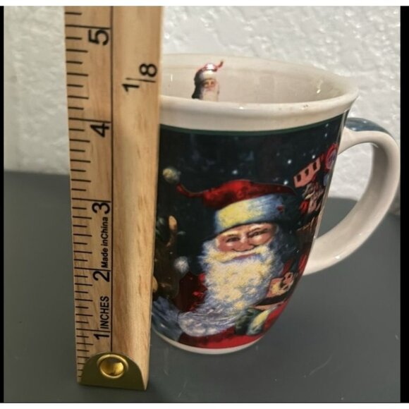 Set Of 6 Merry Christmas Themed Ceramic Coffee Mugs - Picture 16 of 16